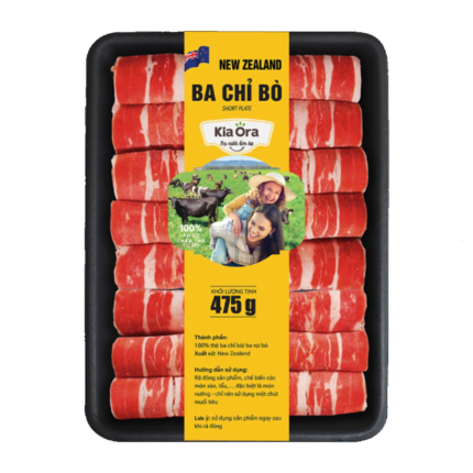 Ba chỉ bò New Zealand (475g)